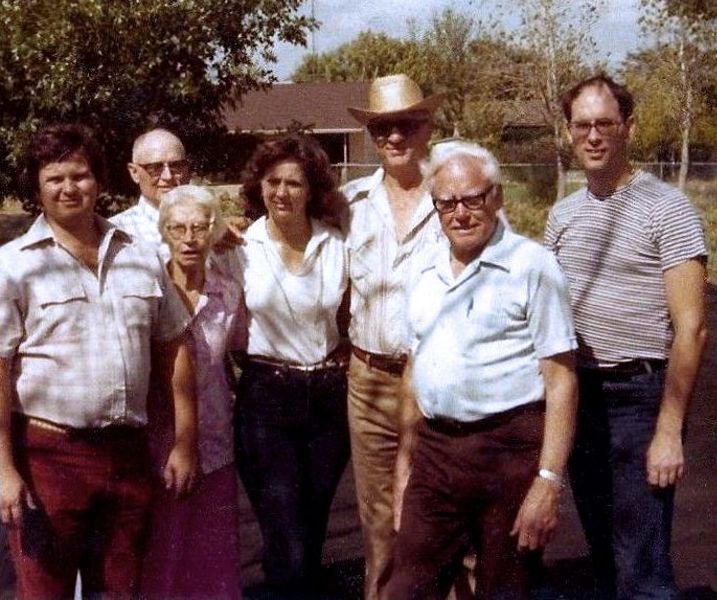 Family gathering at Rudi's, October 21, 1978